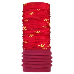 P.A.C. PAC Fleece Red Flowers