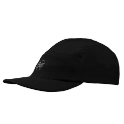 Buff 5 Panel Go Cap R-Solid Black S/M